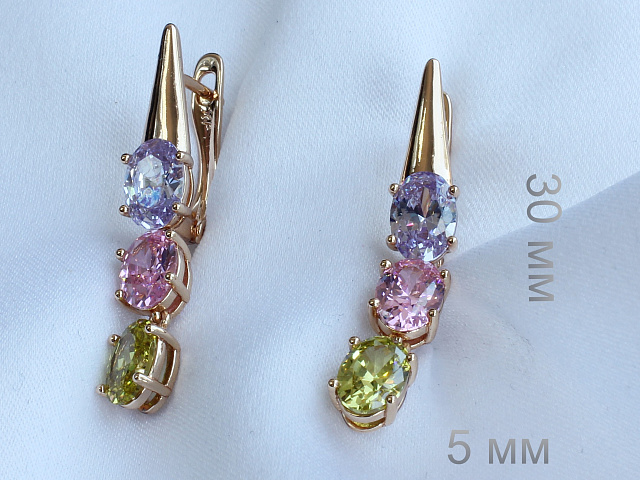 фото Серьги  - (артикул - 18e01507-ZZ3715-2)